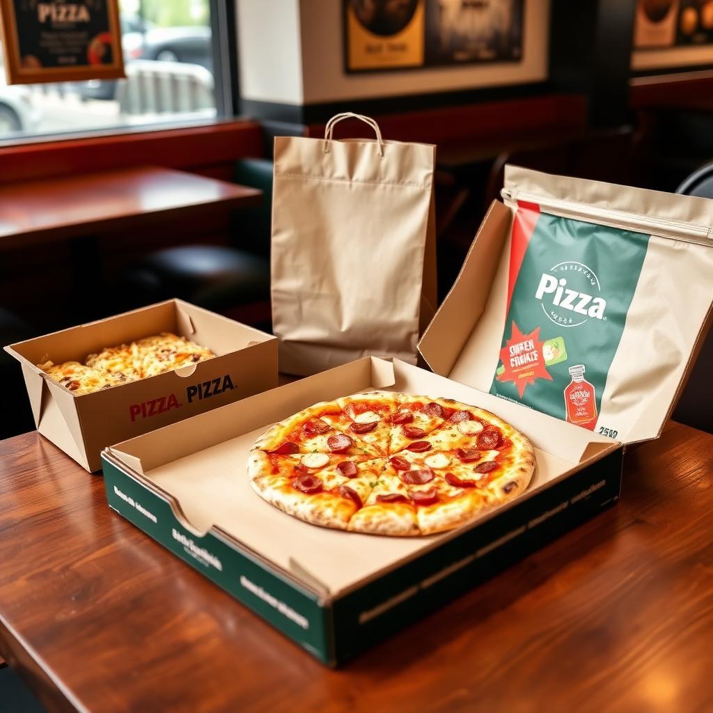 Food packaging that keeps flavor sealed 🍕